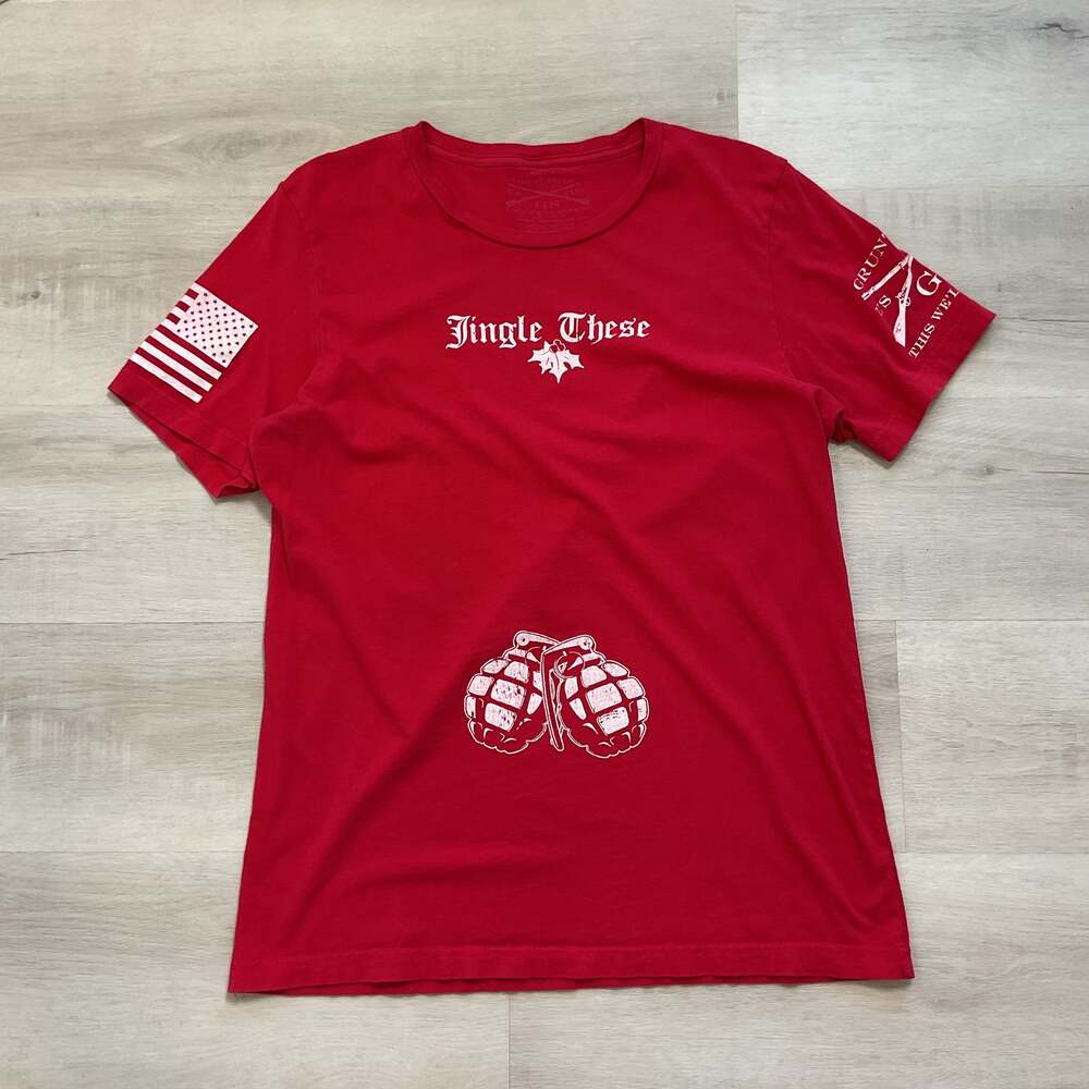 Jingle These Grunt Style Fun Graphic Tee Mens Small